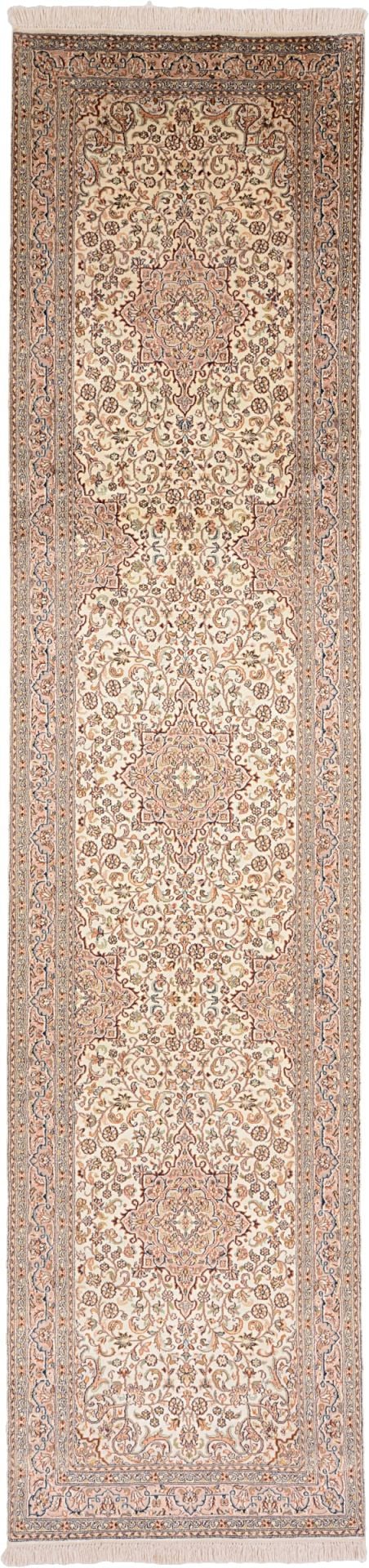 Kaschmirseide Orientteppich 77 × 325 cm, Seide, handgeknüpft