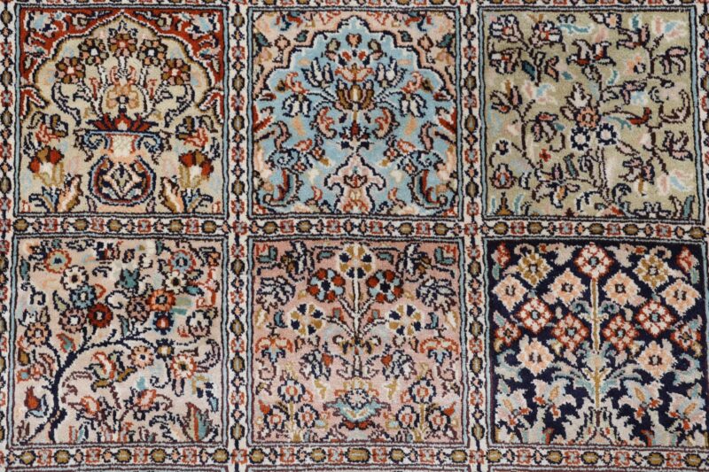 Kaschmirseide Orientteppich 82 × 207 cm, Seide, handgeknüpft