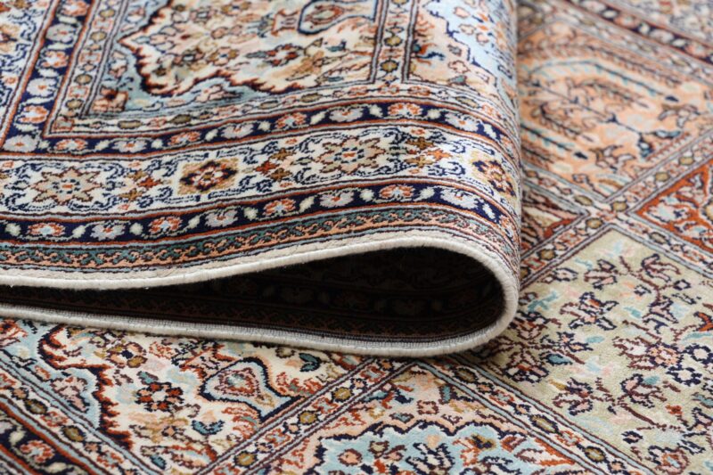 Kaschmirseide Orientteppich 82 × 207 cm, Seide, handgeknüpft