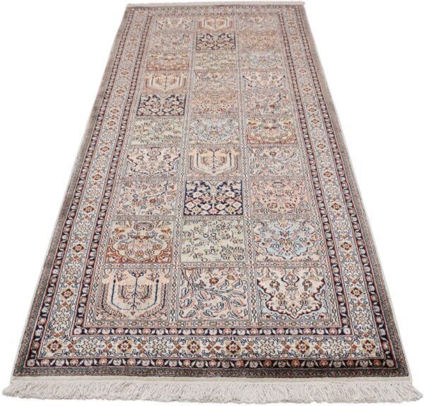 Kaschmirseide Orientteppich 82 × 207 cm, Seide, handgeknüpft