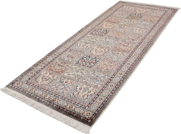 Kaschmirseide Orientteppich 82 × 207 cm, Seide, handgeknüpft