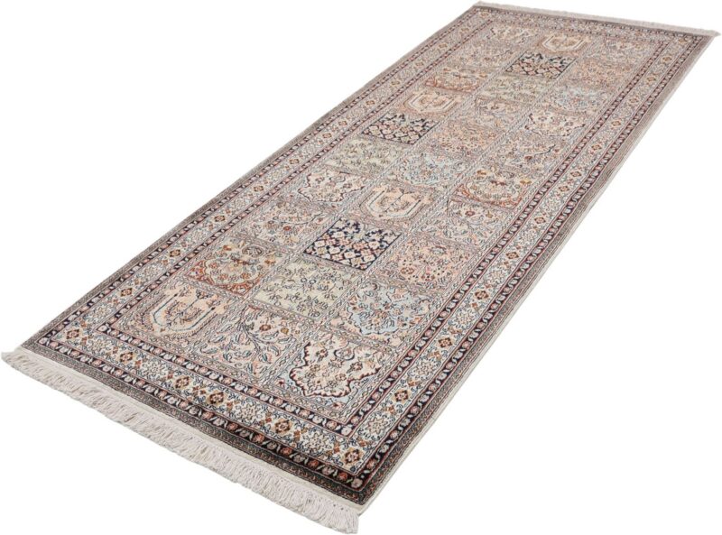 Kaschmirseide Orientteppich 82 × 207 cm, Seide, handgeknüpft