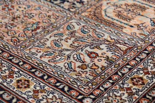 Kaschmirseide Orientteppich 82 × 207 cm, Seide, handgeknüpft