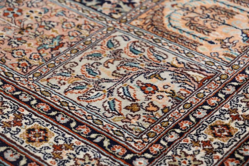 Kaschmirseide Orientteppich 82 × 207 cm, Seide, handgeknüpft