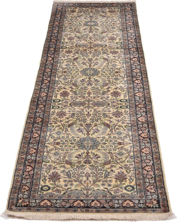 Kaschmirseide Orientteppich 82 × 308 cm, Seide, handgeknüpft edel