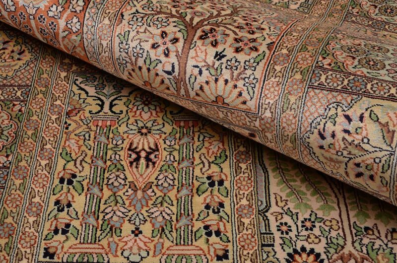 Kaschmirseide Orientteppich 94 × 298 cm, Seide, handgeknüpft