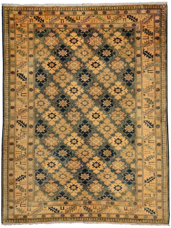 Kazak Shirvan Orientteppich 150 × 190 cm, Schurwolle, handgeknüpft