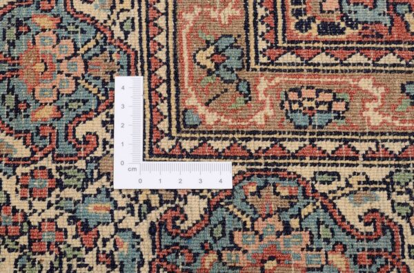 Kirman Orientteppich 140 × 215 cm, Schurwolle, handgeknüpft antik