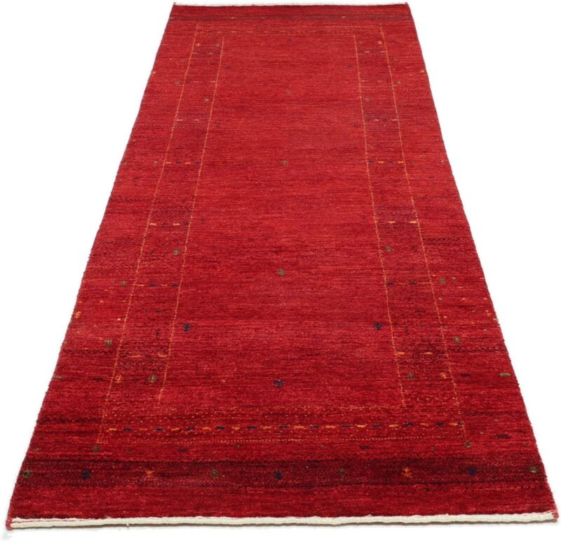 Loribaft Orientteppich 80 × 251 cm, Seide, handgeknüpft