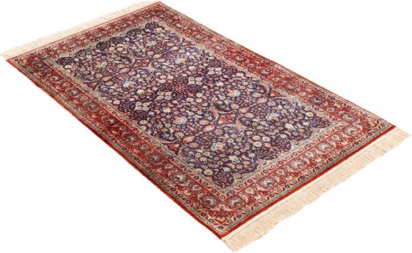 Peking Orientteppich 105 × 146 cm, Seide, handgeknüpft