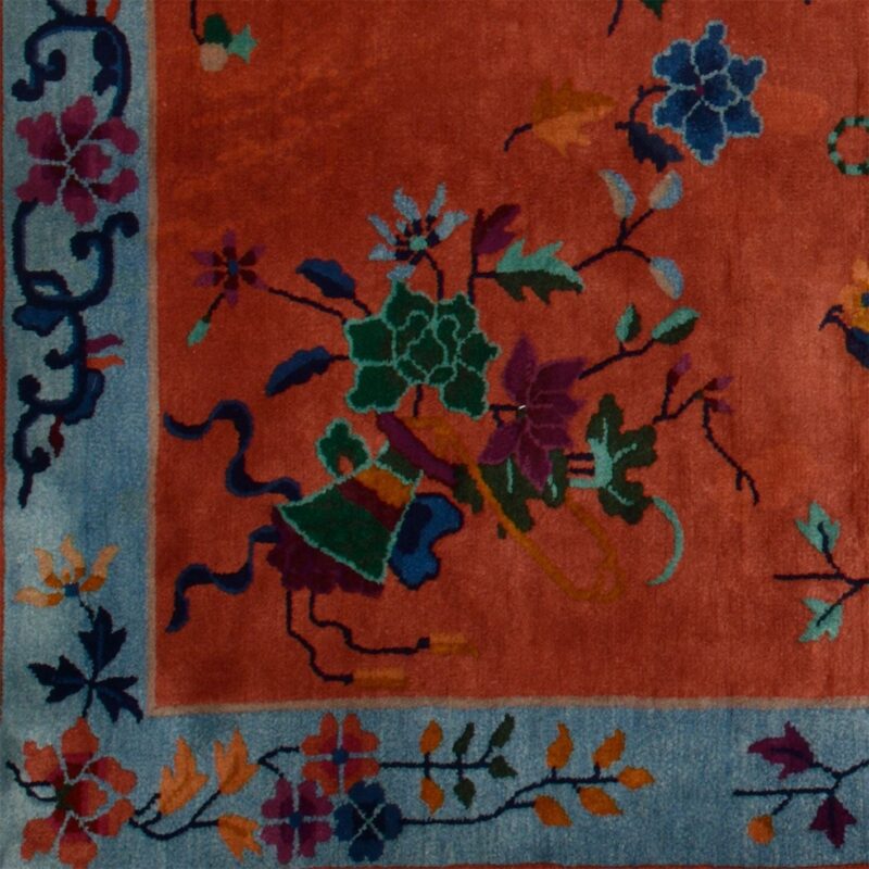 Peking Orientteppich 125 × 207 cm, Schurwolle, handgeknüpft antik