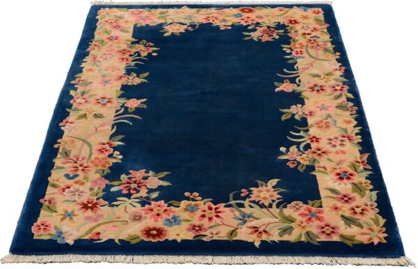Peking Orientteppich 130 × 201 cm, Schurwolle, handgeknüpft antik