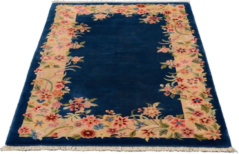 Peking Orientteppich 130 × 201 cm, Schurwolle, handgeknüpft antik