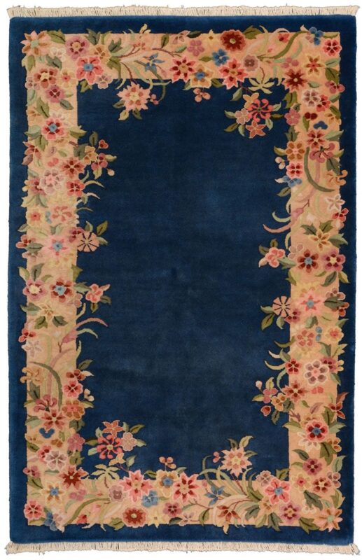Peking Orientteppich 130 × 201 cm, Schurwolle, handgeknüpft antik