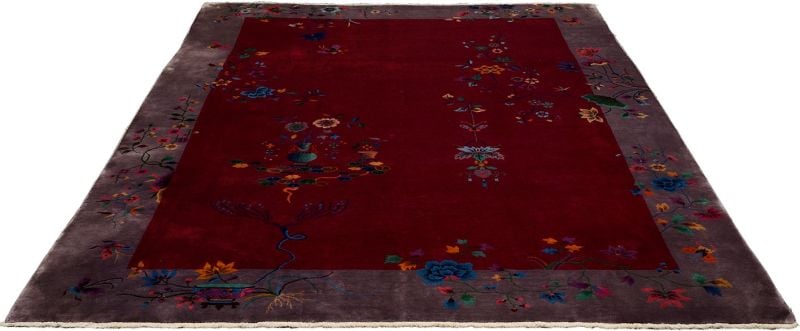 Peking Orientteppich 270 × 348 cm, Schurwolle, handgeknüpft antik