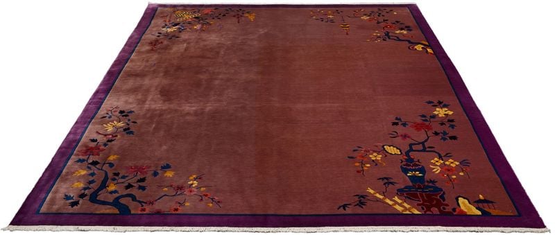 Peking Orientteppich 271 × 343 cm, Schurwolle, handgeknüpft antik