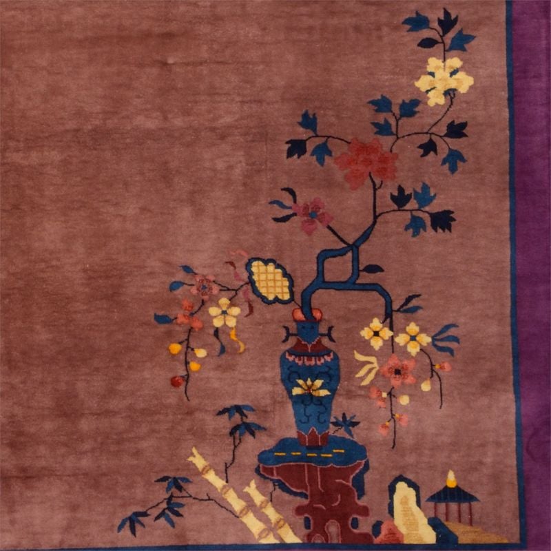 Peking Orientteppich 271 × 343 cm, Schurwolle, handgeknüpft antik