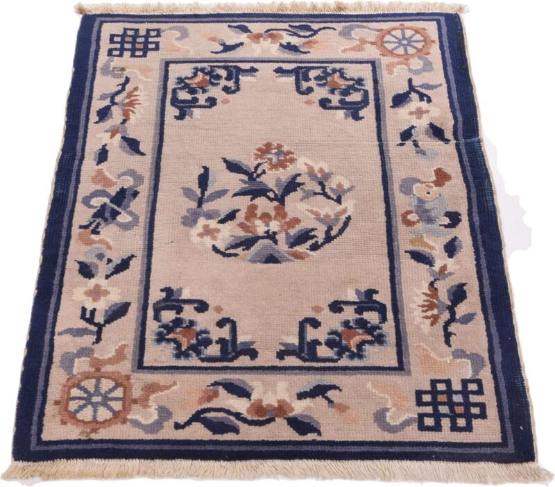 Peking Orientteppich 62 × 89 cm, Schurwolle, handgeknüpft