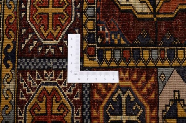 Turkmen Orientteppich 114 × 169 cm, Schurwolle-Seide, handgeknüpft
