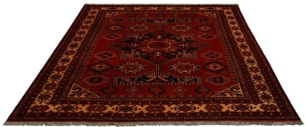 Turkmen Orientteppich 246 × 300 cm, Schurwolle, handgeknüpft antik