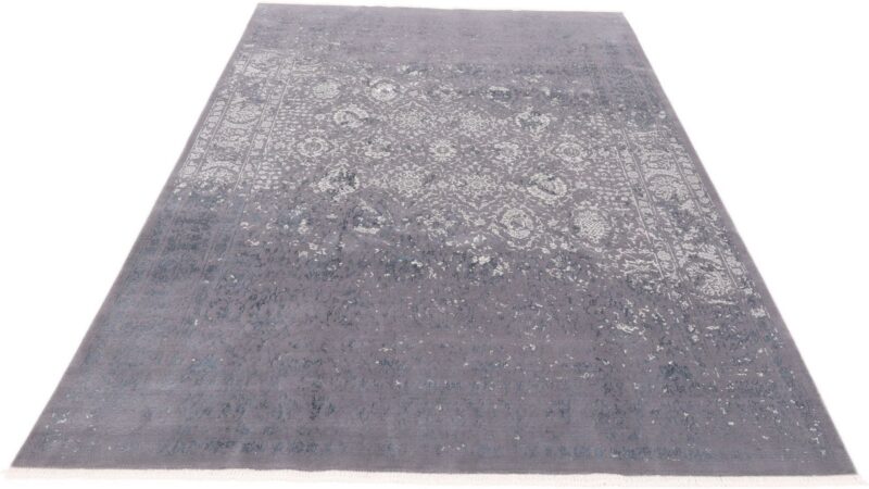 Asman Perserteppich 206 × 300 cm, Schurwolle-Seide, handgeknüpft