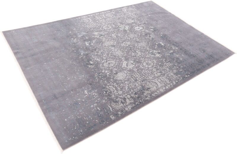 Asman Perserteppich 206 × 300 cm, Schurwolle-Seide, handgeknüpft