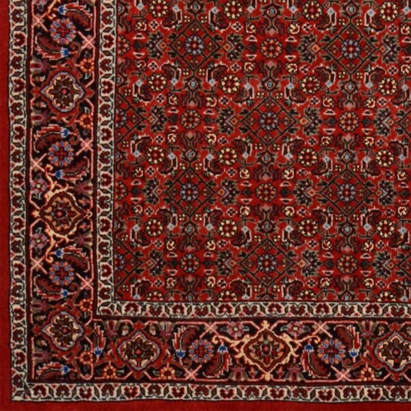 Bidjar Perserteppich 114 × 186 cm, Schurwolle-Seide, handgeknüpft