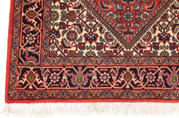 Bidjar Perserteppich 82 × 149 cm, Schurwolle-Seide, handgeknüpft