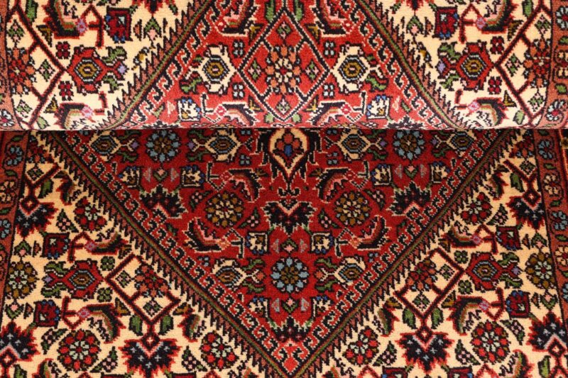 Bidjar Perserteppich 82 × 149 cm, Schurwolle-Seide, handgeknüpft