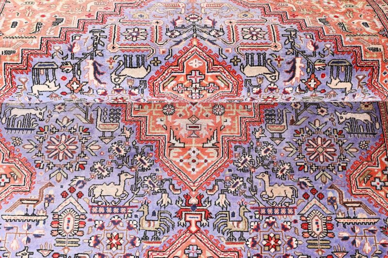 Ghom Perserteppich 100 × 154 cm, Seide, handgeknüpft