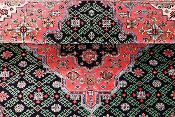 Ghom Perserteppich 105 × 152 cm, Seide, handgeknüpft