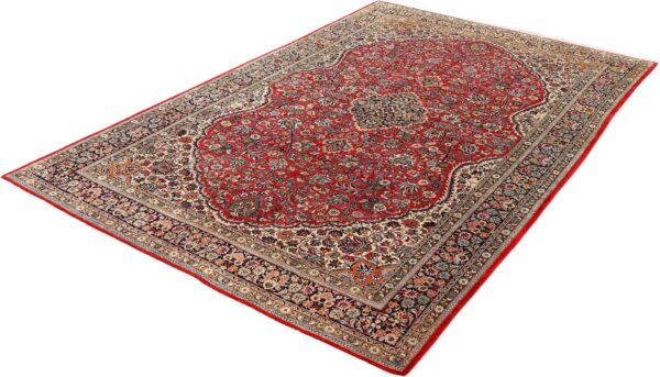 Ghom Perserteppich 210 × 337 cm, Seide, handgeknüpft