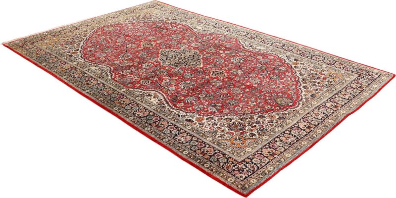Ghom Perserteppich 210 × 337 cm, Seide, handgeknüpft