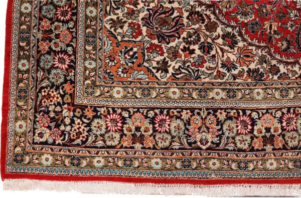 Ghom Perserteppich 210 × 337 cm, Seide, handgeknüpft