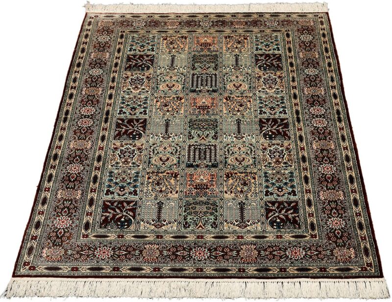 Ghom Perserteppich 93 × 153 cm, Seide, handgeknüpft