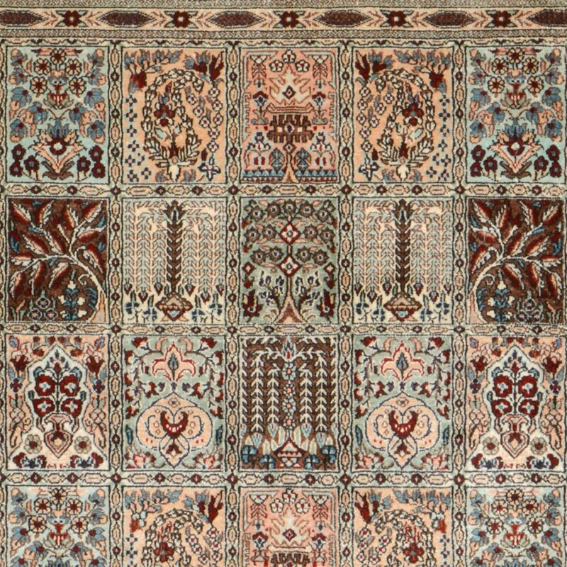 Ghom Perserteppich 93 × 153 cm, Seide, handgeknüpft
