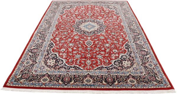 Isfahan Perserteppich 170 × 255 cm, Schurwolle-Seide, handgeknüpft