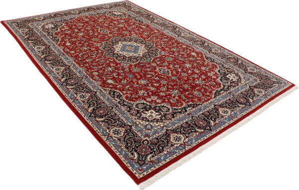 Isfahan Perserteppich 170 × 255 cm, Schurwolle-Seide, handgeknüpft
