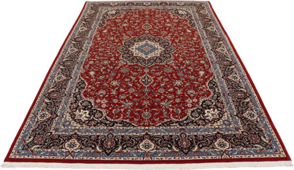 Isfahan Perserteppich 170 × 255 cm, Schurwolle-Seide, handgeknüpft