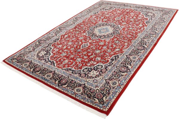 Isfahan Perserteppich 170 × 256 cm, Schurwolle Seide, handgeknüpft
