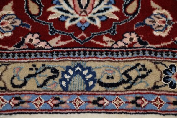 Isfahan Perserteppich 172 × 247 cm, Schurwolle-Seide, handgeknüpft