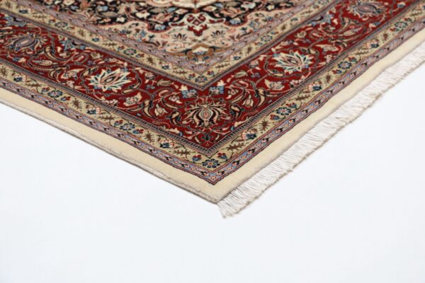 Isfahan Perserteppich 172 × 247 cm, Schurwolle-Seide, handgeknüpft