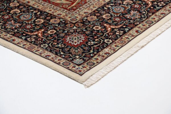 Isfahan Perserteppich 172 × 267 cm, Schurwolle-Seide, handgeknüpft