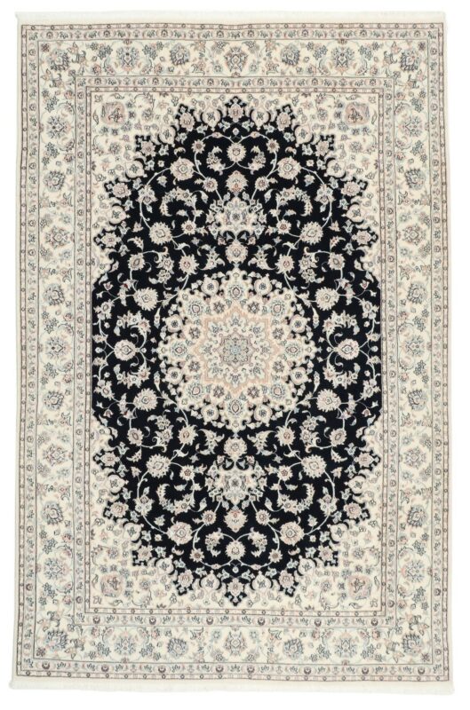 Isfahan Perserteppich 305 × 200 cm, Schurwolle & Seide, handgeknüpft