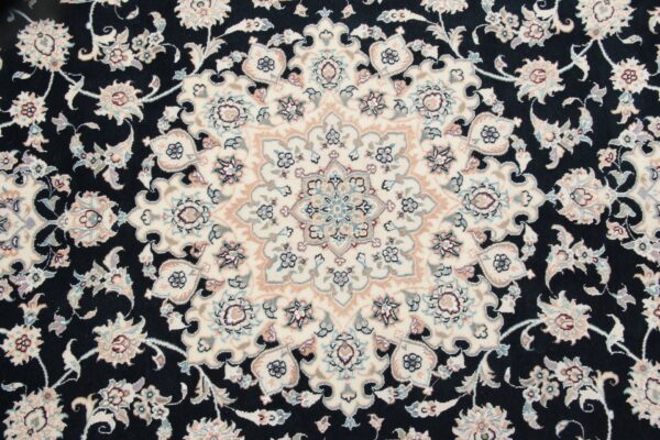 Isfahan Perserteppich 305 × 200 cm, Schurwolle & Seide, handgeknüpft — Ansicht 3