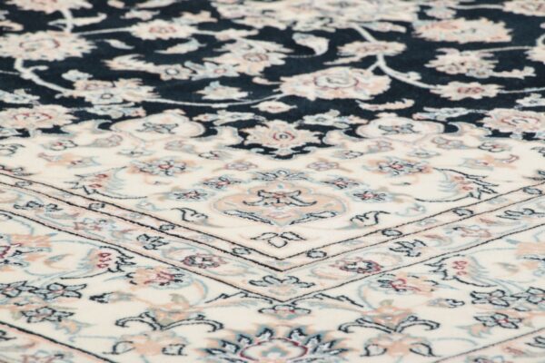Isfahan Perserteppich 305 × 200 cm, Schurwolle & Seide, handgeknüpft — Ansicht 4
