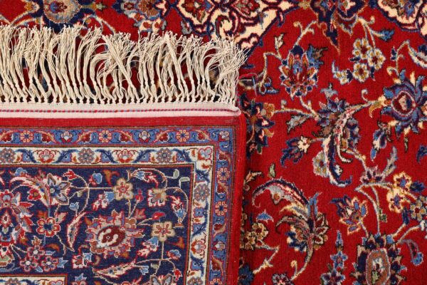 Isfahan Perserteppich 208 × 298 cm, Schurwolle-Seide, handgeknüpft