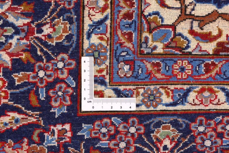 Isfahan Perserteppich 208 × 298 cm, Schurwolle-Seide, handgeknüpft