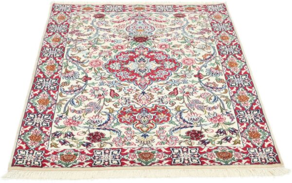 perserteppich-isfahan-83-x-117-cm-schurwolle-seide-handgeknupft-10.jpg Isfahan Perserteppich 83 × 117 cm, Schurwolle-Seide, handgeknüpft