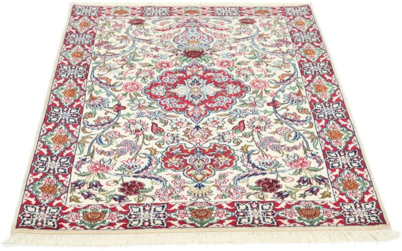 perserteppich-isfahan-83-x-117-cm-schurwolle-seide-handgeknupft-10.jpg Isfahan Perserteppich 83 × 117 cm, Schurwolle-Seide, handgeknüpft